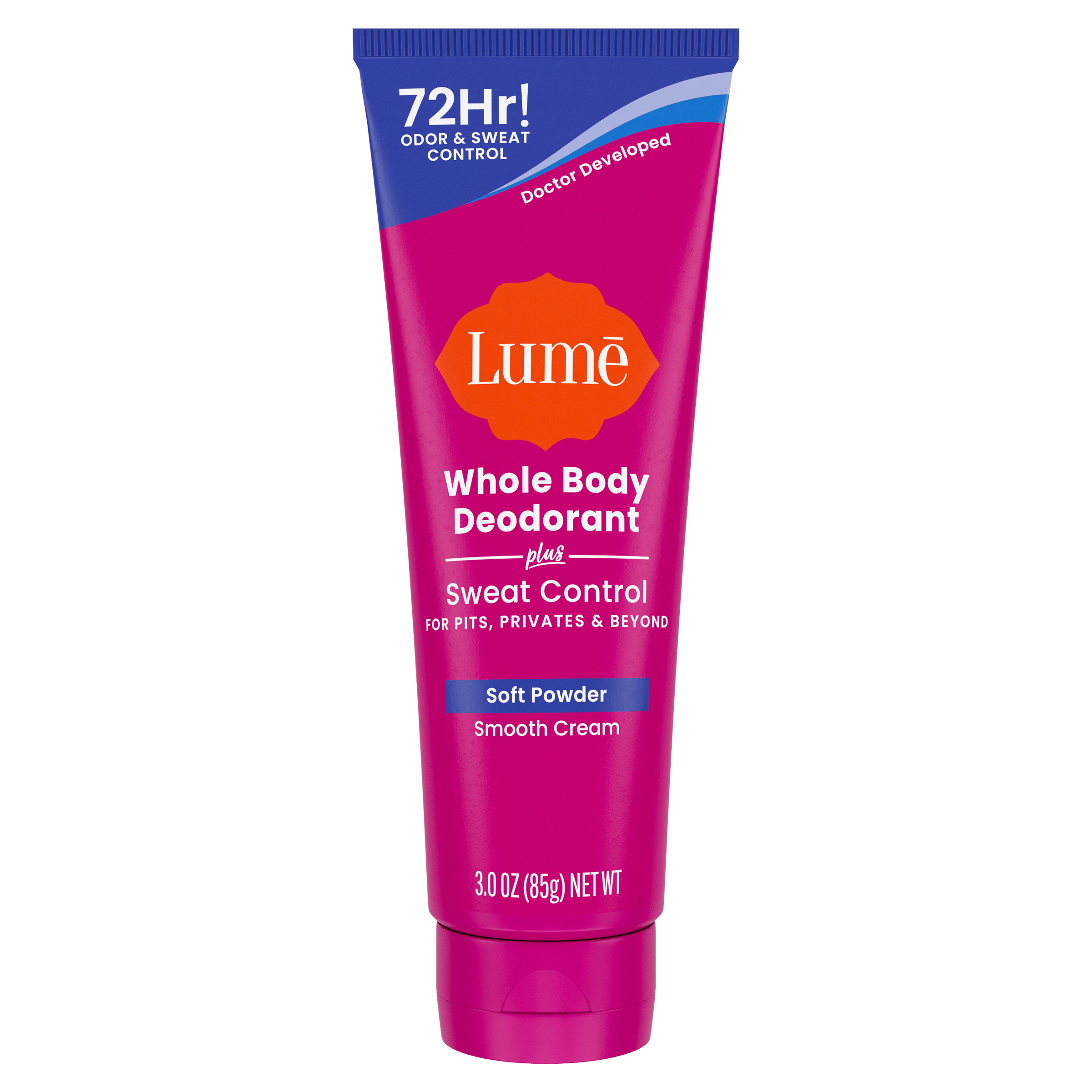 Soft Powder | Cream Tube Deodorant | + Sweat Control
