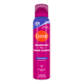 Can of Lume spray deodorant plus sweat control in the scent Soft Powder