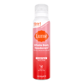 Can of Lume aluminum free spray deodorant in the scent Peony Rose