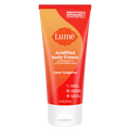 Orange Lume clean tangerine acidified body cream against a white background